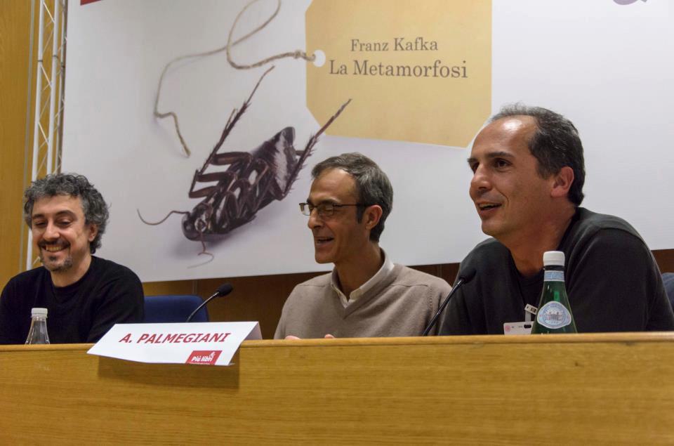 Immagini della presentazione del libro alla fiera: Più libri Più Liberi - Palazzo dei Congressi Roma