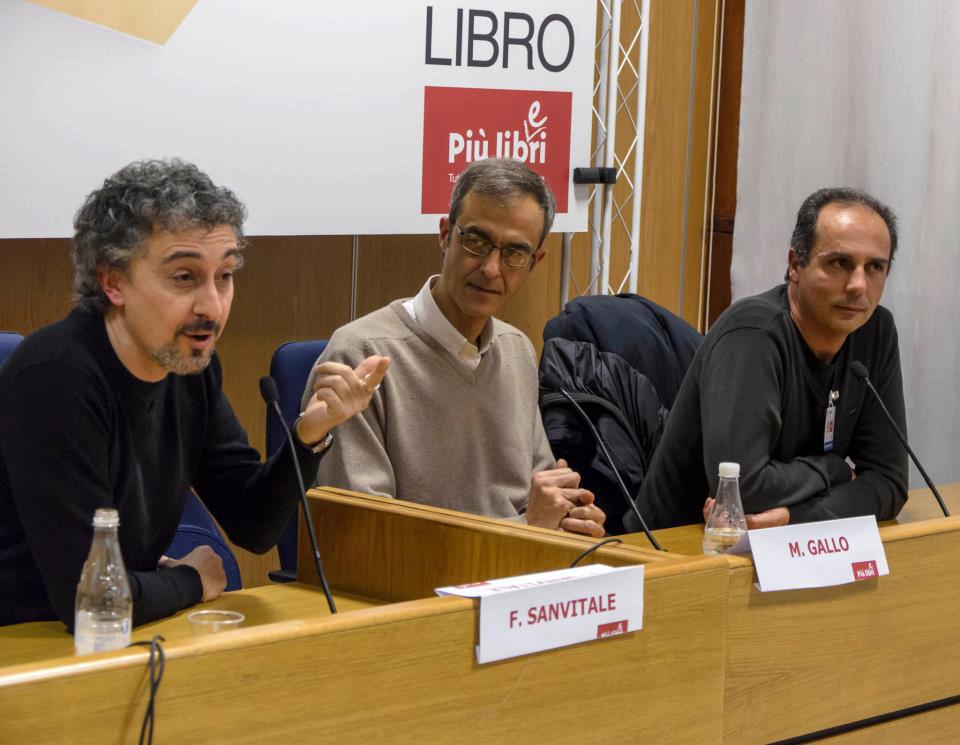 Immagini della presentazione del libro  alla fiera: Più libri Più Liberi -  Palazzo dei Congressi Roma